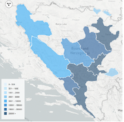 OVID-19 in the Federation of Bosnia and Herzegovina: Strengthening the public health surveillance using a web-based system to inform public health response, March 2020 - March 2022